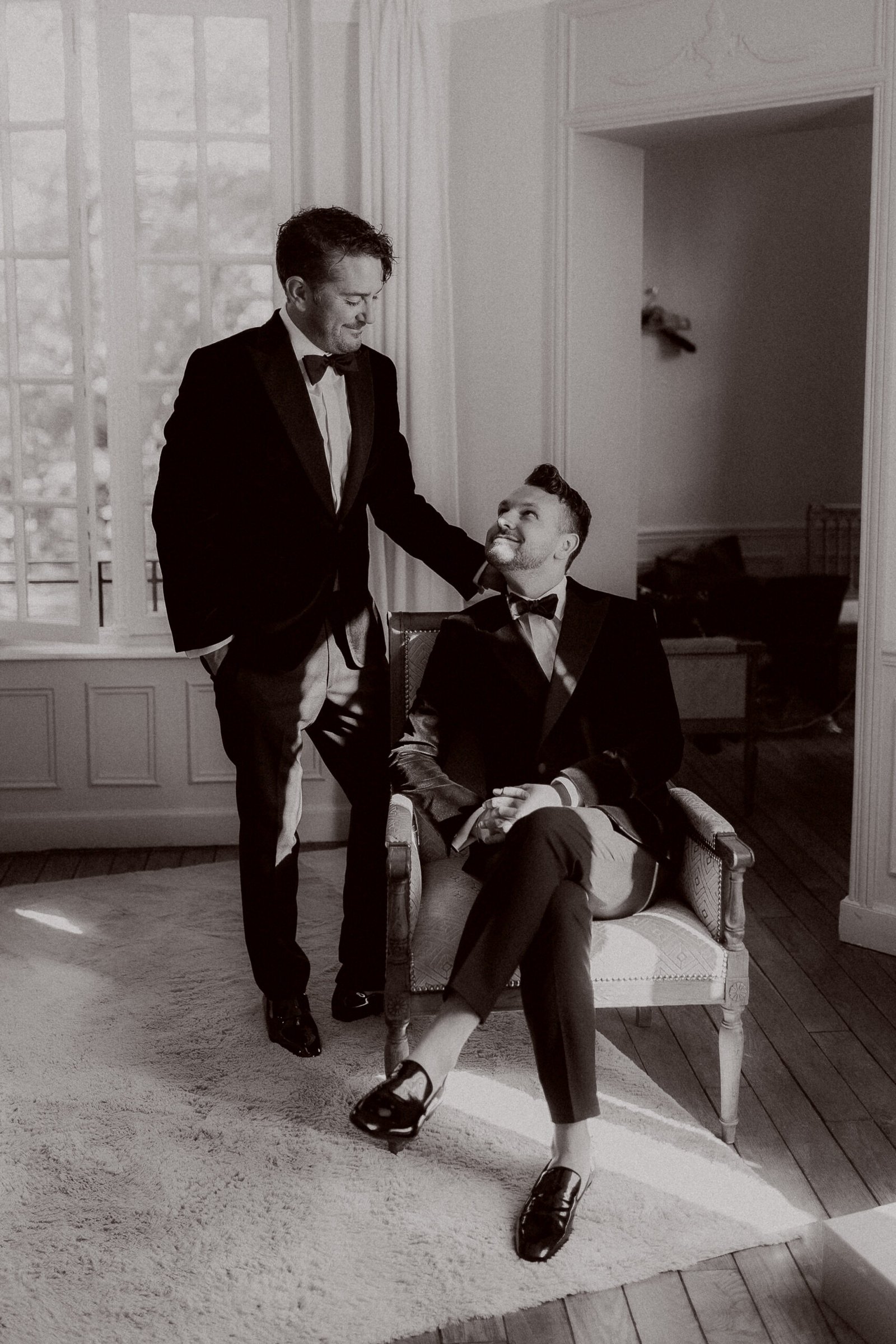 Photo couple gay au Château de Cormicy